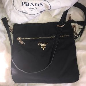 AUTHENTIC Prada Nylon Black Crossbody Bag